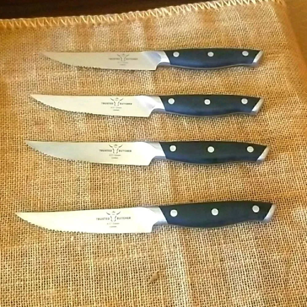 NWOT  Kitchen Knives by THE TRUSTED BUTCHER